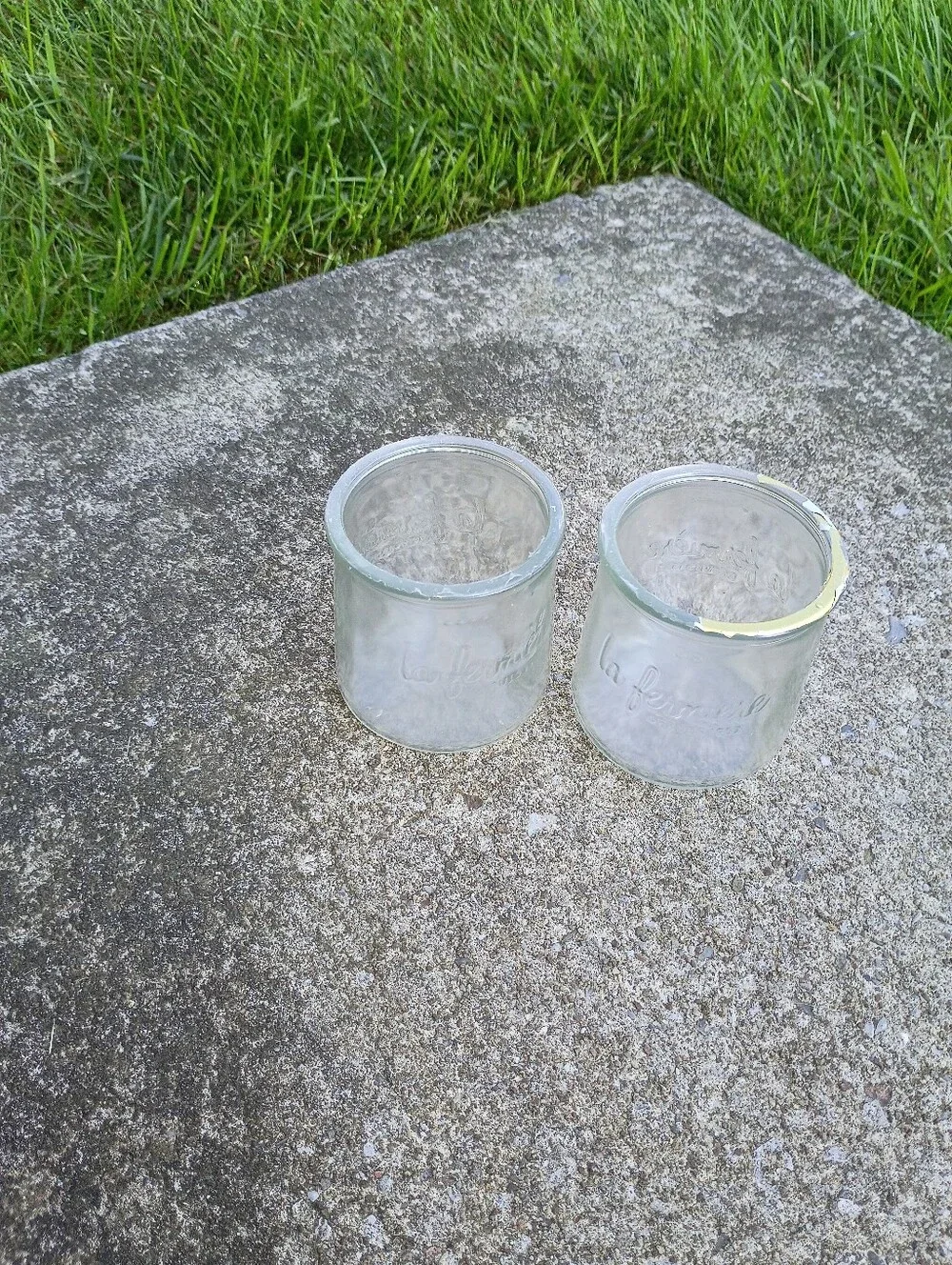 Clear Glass Votive Candle Holders - Set of 2